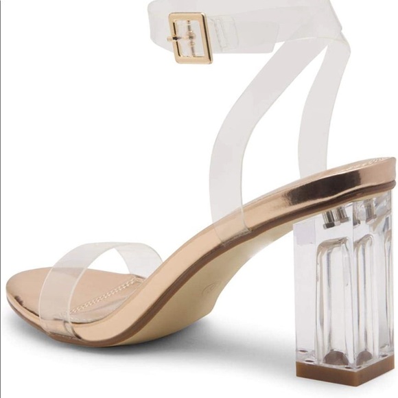 Clear chunky heel - Picture 3 of 9